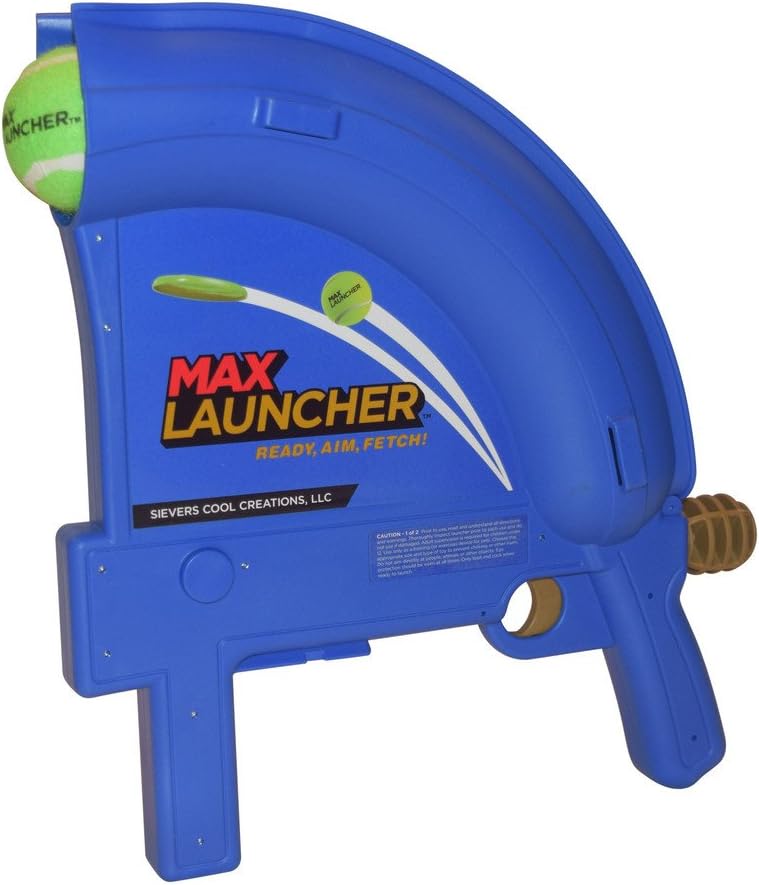 Amazon.com: Max Launcher Dog Ball Launcher- Launches Tennis Balls and Mini Frisbee Discs up to 90 Feet!! : Pet Supplies