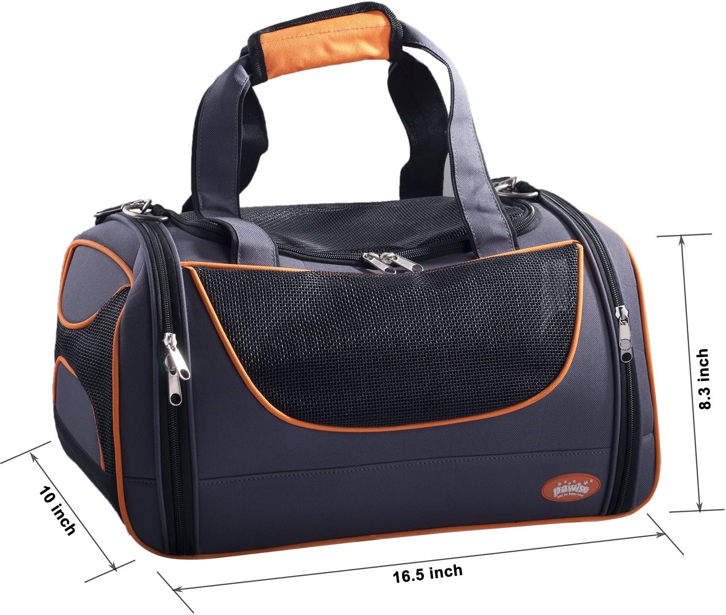 Amazon.com : Pawise Dog Carrier Pet Travel Carriers Portable Travel Bag for Dogs Cats Small Pets Airline Approved : Pet Supplies
