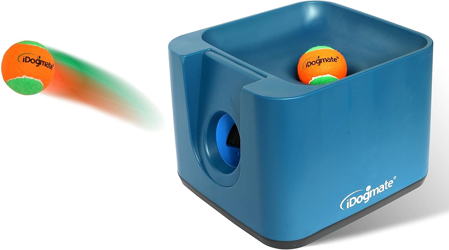 Amazon.com: IDOGMATE Automatic Dog Ball Launcher,Tennis Ball Launchers for Most Sized Dogs who Could Carry 2.5" Balls,Interactive Toys Dogs, Rechargeable,Remote Control : Pet Supplies