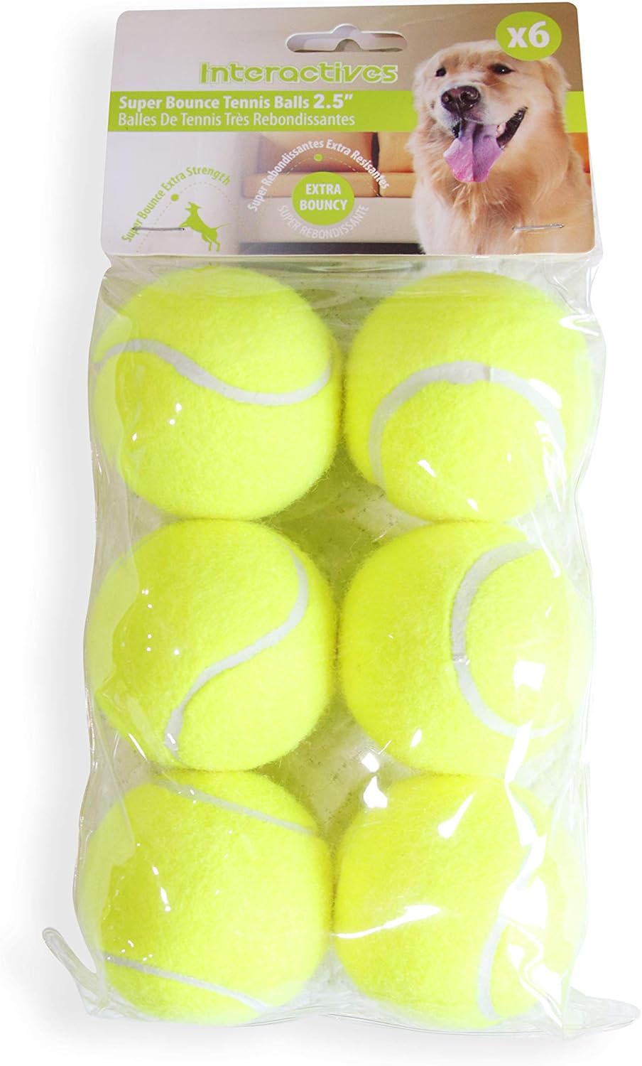 Amazon.com: PetPrime 6PCS 2.5" Tennis Balls, Suitable for Max Dog Automatic Ball Launcher Interactive Dog Fetch Toy Pet Ball Thrower Throwing Game Launcher : Pet Supplies