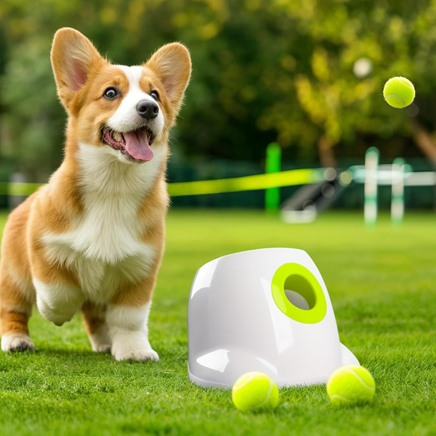 ALL FOR PAWS Automatic Dog Ball Launcher, Interactive ...