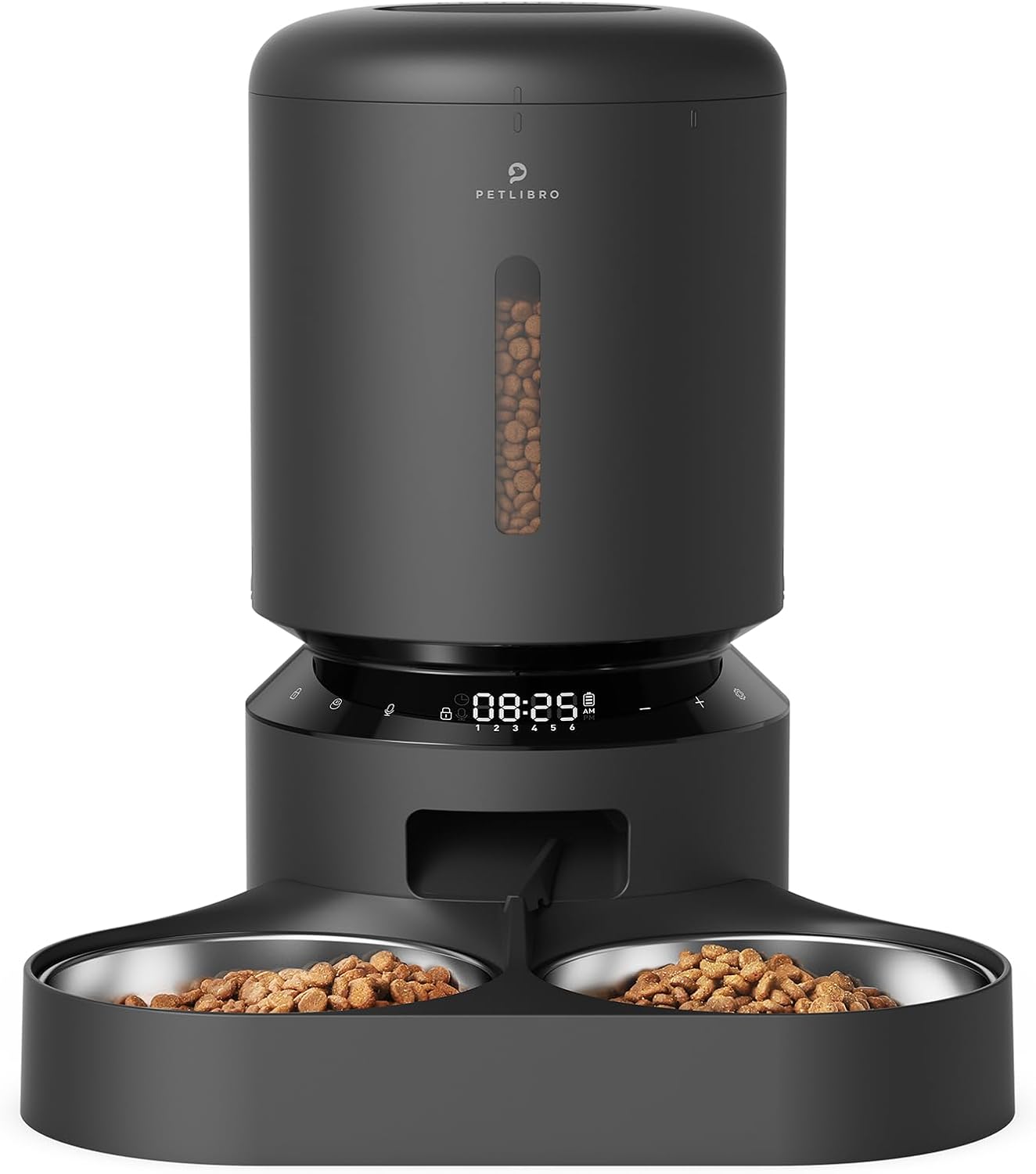 Pet Supplies : PETLIBRO Automatic Cat Feeder, Auto Pet Food Dispenser with Freshness Preservation, Timed Cats Feeders with Low Food Sensor for Dry Food, Up to 6 Meals Per Day, Granary Pet Feeder for Cats/Dogs : Amazon.com