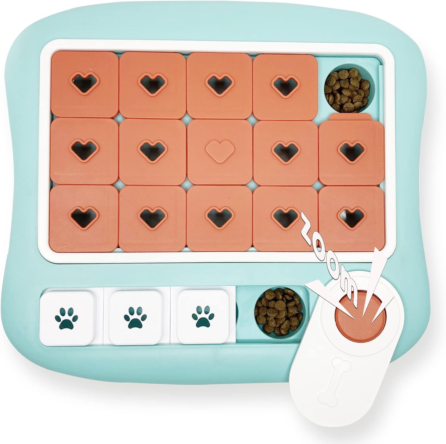 Amazon.com: YEPPUPPY Level 3 Smart Interactive Puzzle Toy Game for Dogs - Boredom Buster with Slow Feeder, IQ Training, Enrichment, and Anxiety Relief - Keep Your Dog Busy and Mentally Stimulated : Pet Supplies