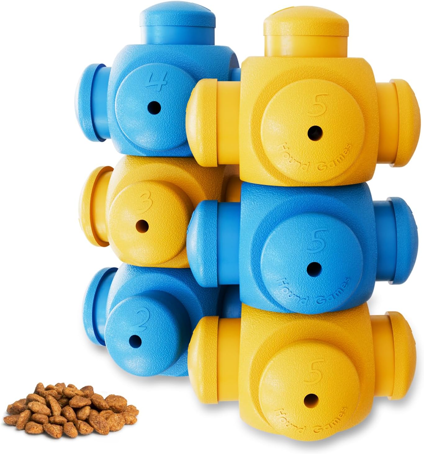 Pet Supplies : HOUNDGAMES Dog Puzzles for Smart Dogs, Interactive, Puzzle Treats, Puppy Puzzle, Toys to Keep Them Busy, Cognitive Dog Games, Toys for Bored Dogs, Advanced Puzzles, Boredom Busters (6 Pieces) : Amazon.com