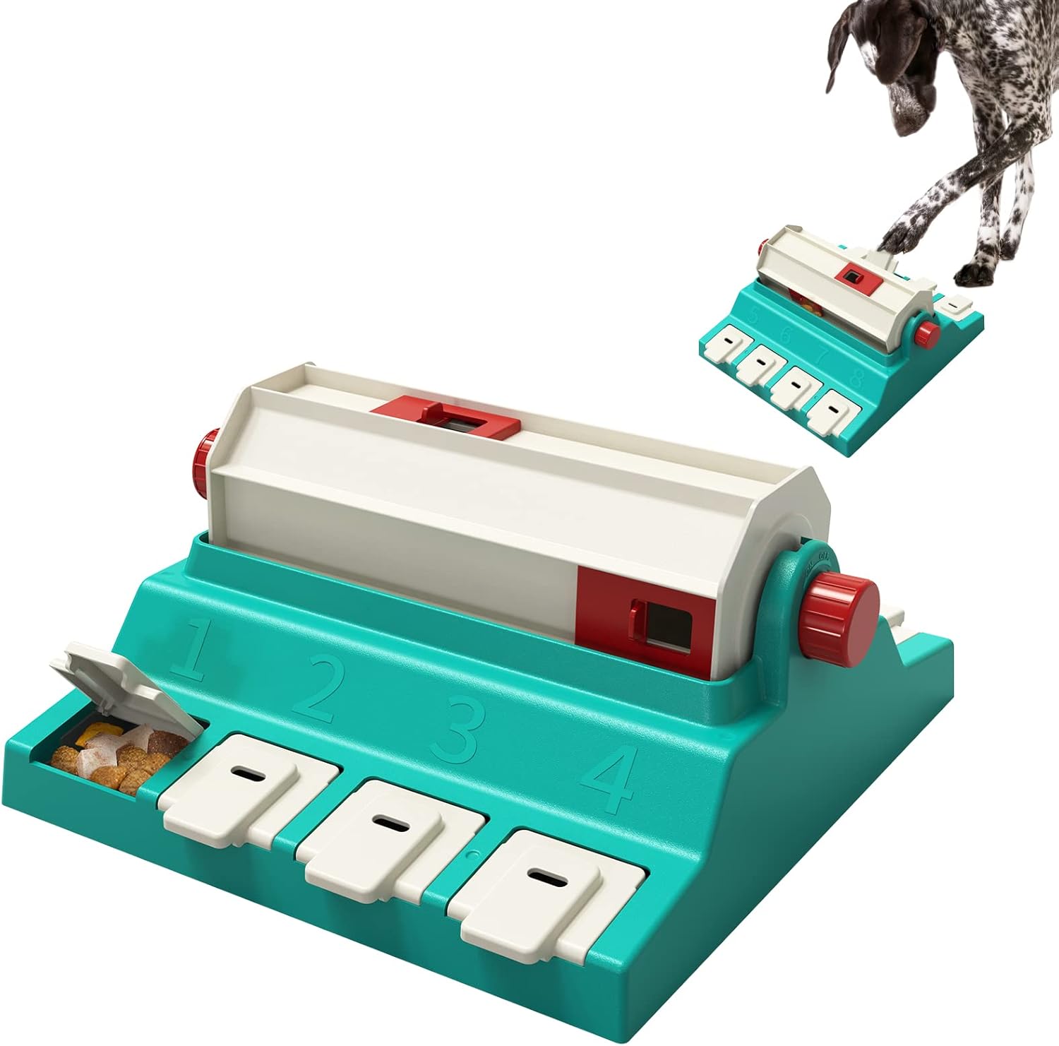 Amazon.com : Aikopets Dog Puzzle Bowl Brain Mental Stimulation Mentally Stimulating Toy Enrichment Puppy Treat Food Feeder Dispenser Advanced Level 2 in 1 Interactive Games for Medium/Large Dogs Aggressive Chewers : Pet Supplies