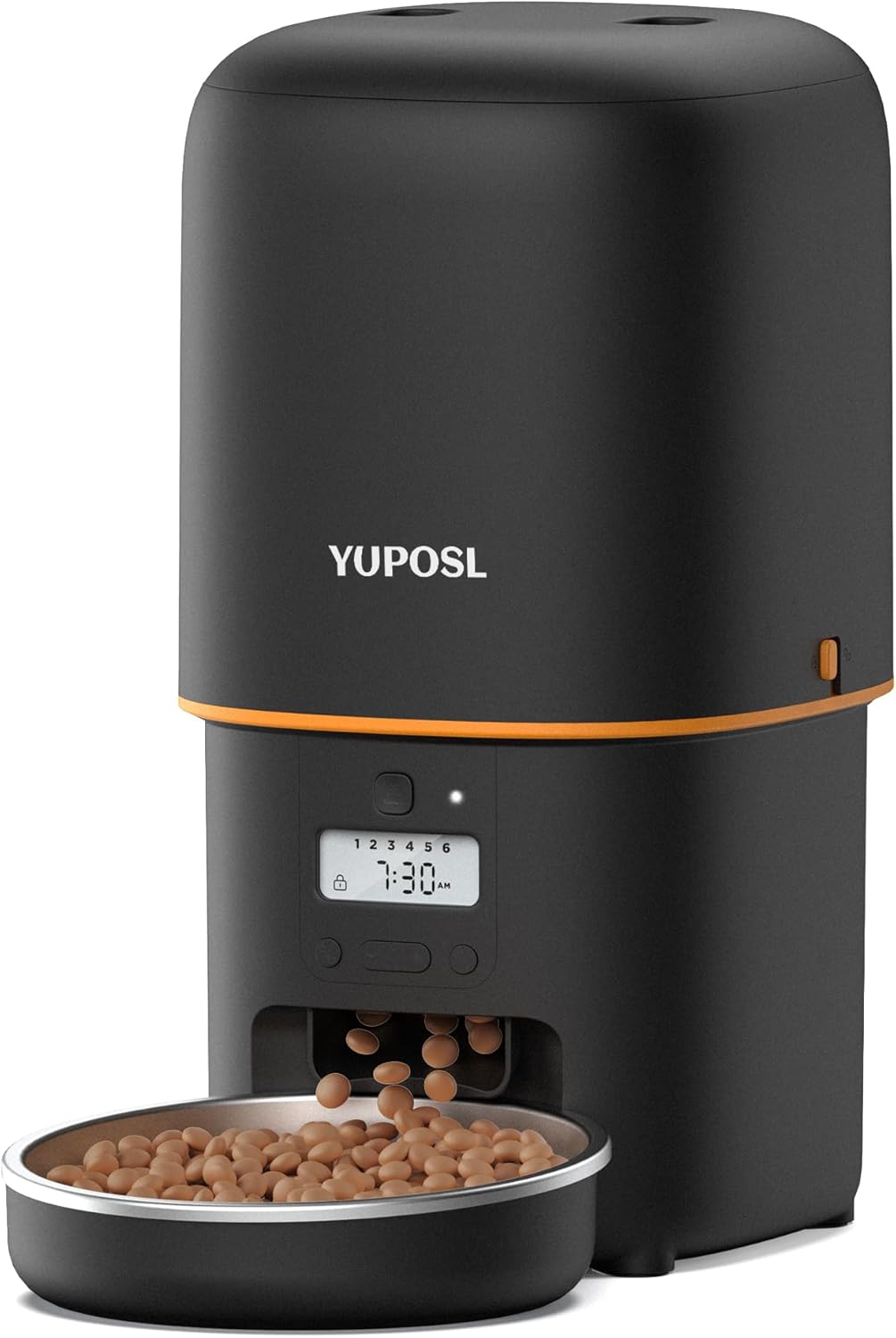 Amazon.com : 2025 Upgraded Automatic Cat Feeder - 4L Timed Auto Pet Feeder for Cat and Dog with Dry Food Dispenser, 180-day Battery Life, 1-6 Meals Per Day, 1-16 Portion, Desiccant Bag Keeps Food Fresh : Pet Supplies