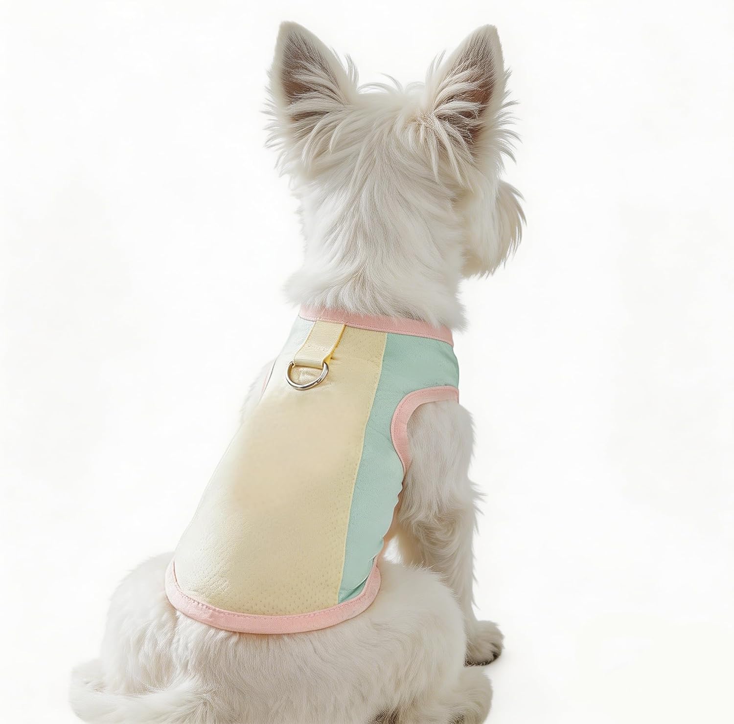 Amazon.com : Dog Shirt with D-Ring, Sun Protection Summer Pet Clothes for Small Dogs Boy Girl Dog Cooling Vest Summer T-Shirt Puppy Sleeveless Tank Top (Iced Macaron, Large Size for 8.5-12lb Pets) : Pet Supplies