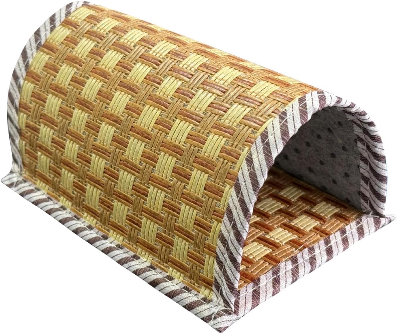 Amazon.com : Hamster Cooling Mat Nest 2-in-1 – Woven Grass Tunnel for Small Pets | Summer hamster cooling mat and breathable woven grass tunnel provides scratch-proof bedding for Syrian hamsters : Pet Supplies
